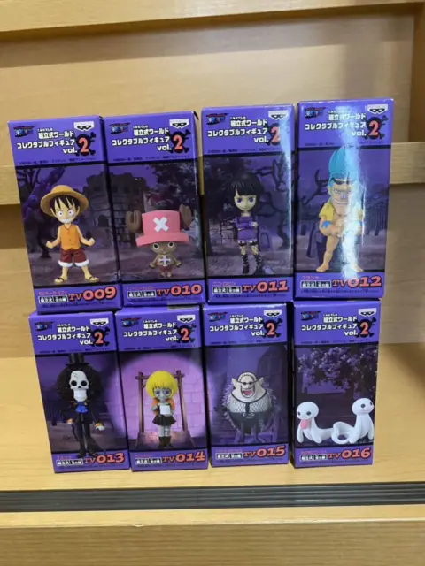 One Piece World Collectable Figure Work Collection Vol.2 All 8 Types 1128