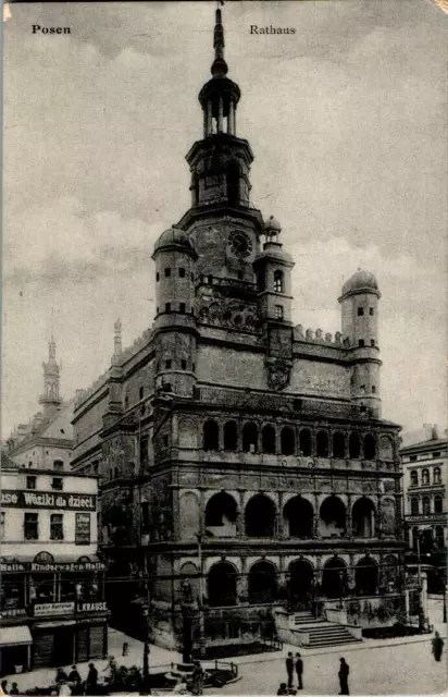 Ak Gruss Aus Posen Rathaus 1907