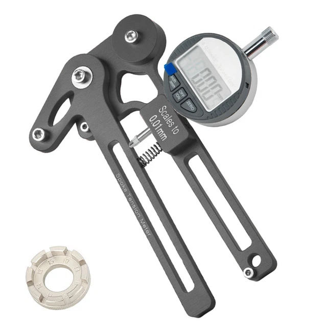 Bicycle Spoke Electronic Tension Measuring Tool,Aluminum Alloy Wheel Repair Tool