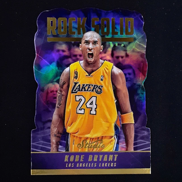 2016-17 PANINI STUDIO Rock Solid #RS-KB Kobe Bryant Lakers Insert