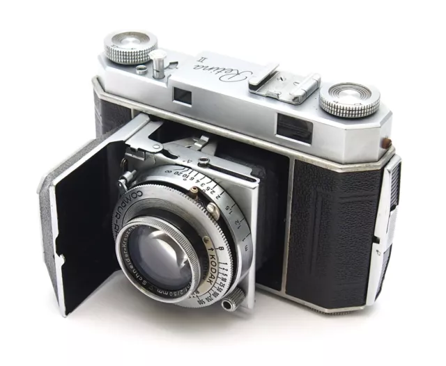 Kodak Retina II Folding Rangefinder Camera w/ 50mm F2 Zenon Lens (Read)