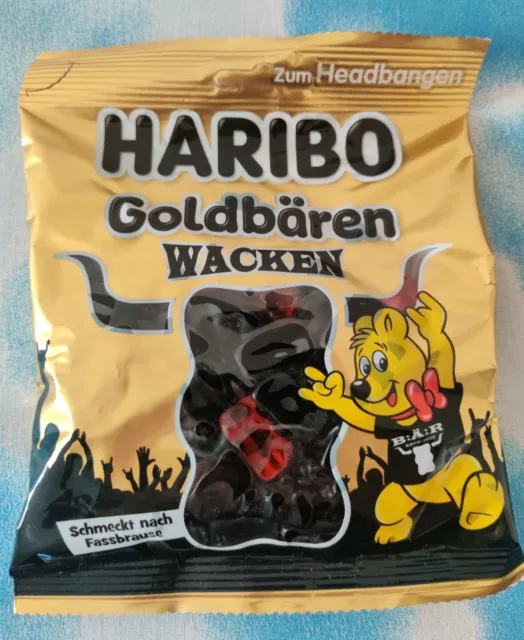 HARIBO Goldbären in der Wacken Limited Edition 2022 Fassbrause Geschmack Selten!