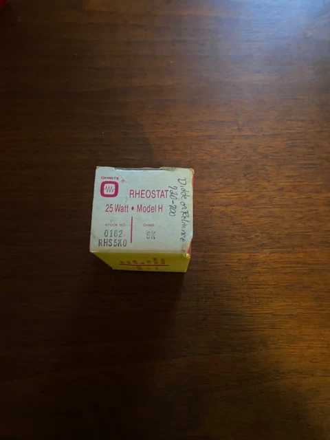 Ohmite Rheostat 25 Watt- #0162