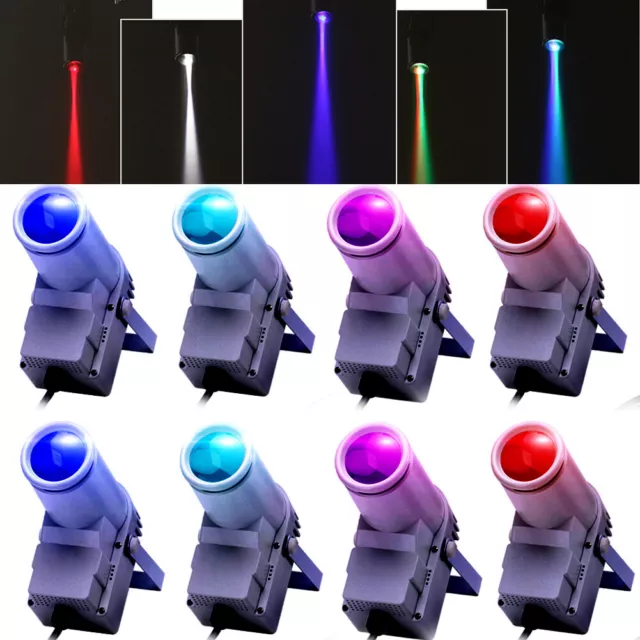 30W LED Pinspot Punktstrahler Spot RGBW Licht Effekte DJ DMX Bühnenlicht Party