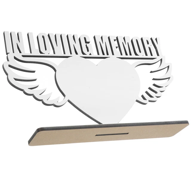 5 Pack Angel Photo Frame Heat Transfer Wedding Picture Frames Heart-shaped