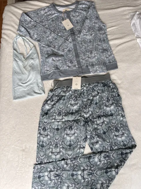 Lisanza Pyjama 3 Pièces Taille M Neuf Étiquettes NWT
