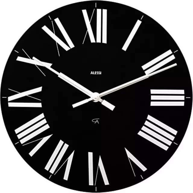 (TG. Diametro 36 cm) Alessi 12 B Firenze Orologio da Parete in ABS, Movimento al