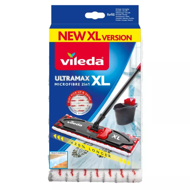 Vileda Replacement Mop Pad Head Refill Microfibre for Ultramax Ultramat Turbo XL