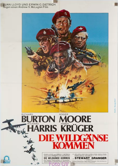 A1: Die Wildgänse kommen/The Wild Geese 1978 Roger Moore, Richard Burton