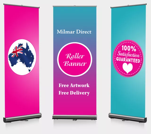 PERSONALIZED Roller Banner/Roll up/Pull up/Pop up banner Kit Outdoor Indoor