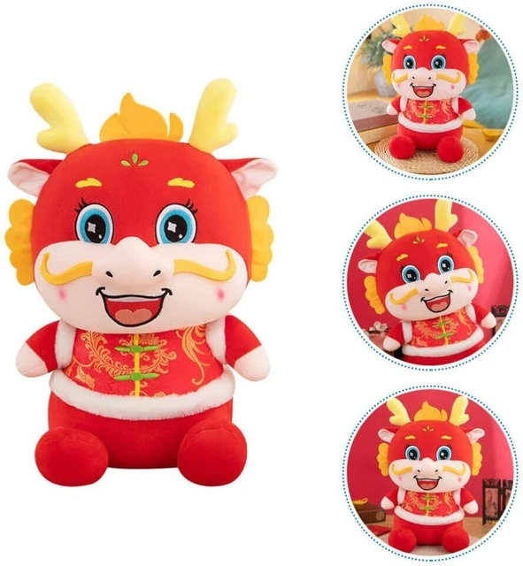 STUFFED ANIMAL CHINESE Dragon Plush Toy 2025 Year of The Dragon Mascot
