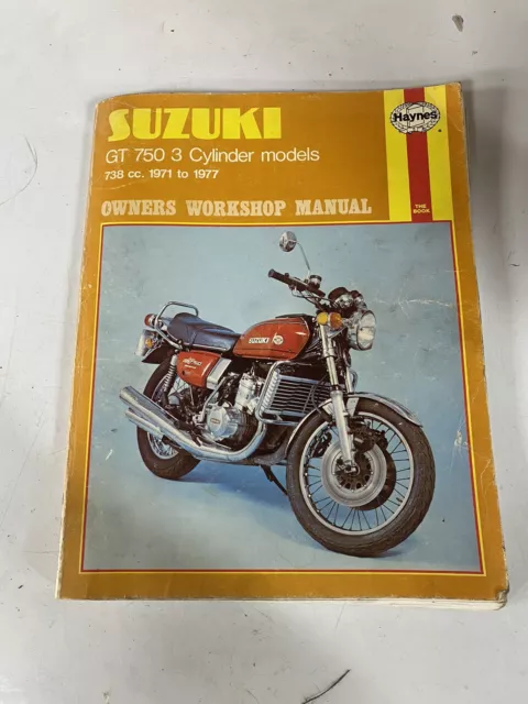 Suzuki GT750 Two Stroke 1972-1977 Haynes Workshop Service Manual