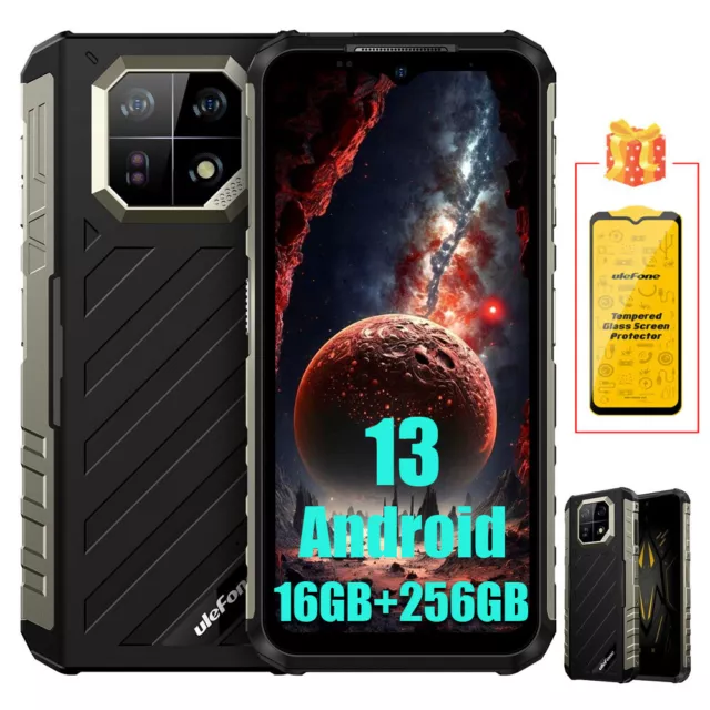 Ulefone Armor22 Outdoor Smartphone 16GB+256GB  64MP+64MP Nachtsicht Handy 4G NFC