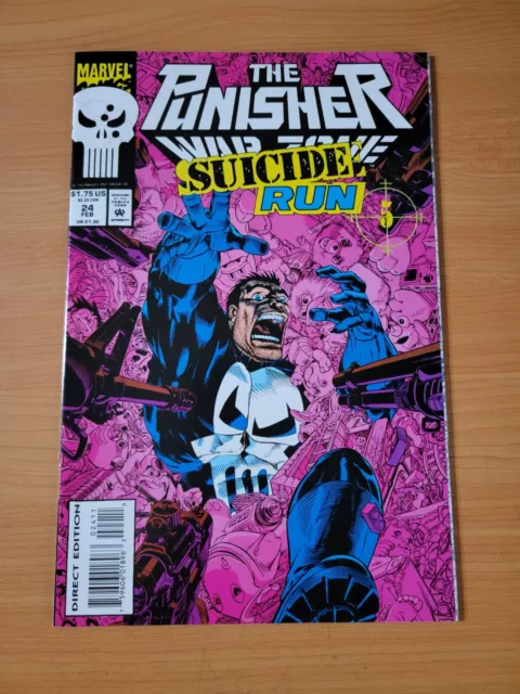 Punisher War Zone #24 Direct Market Edition ~ NEAR MINT NM ~ 1994 Marvel Comics