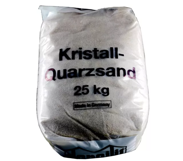Quarzsand, Kristallsand fein 0,1-0,5mm, Sand, Filtersand 5 Kilo