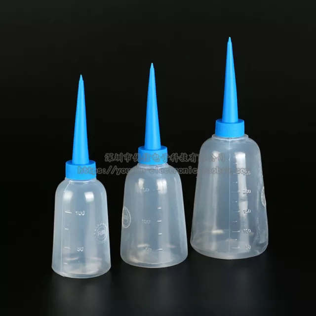 30ML~250ML Empty Plastic Squeezable Container Dropper Liquid Bottles Sharp Mouth 2