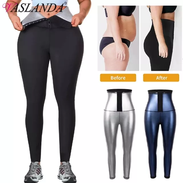 LODAY Sauna Sweat Pants For Women High Waist Compression Slimming Weights  Thermo Legging Workout Body Shaper Sauna Suit Shapewear Waist Trainer  Corset