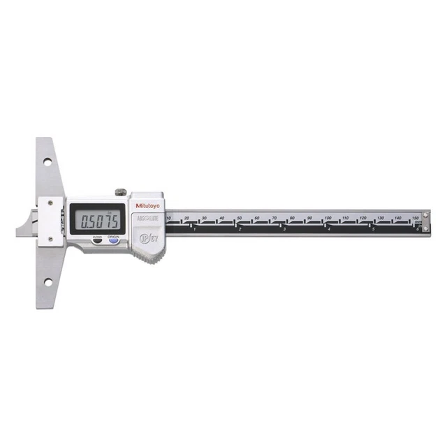 571 Series 0 to 6" SAE & Metric Digital Absolute Coolant-Proof Depth Gauge