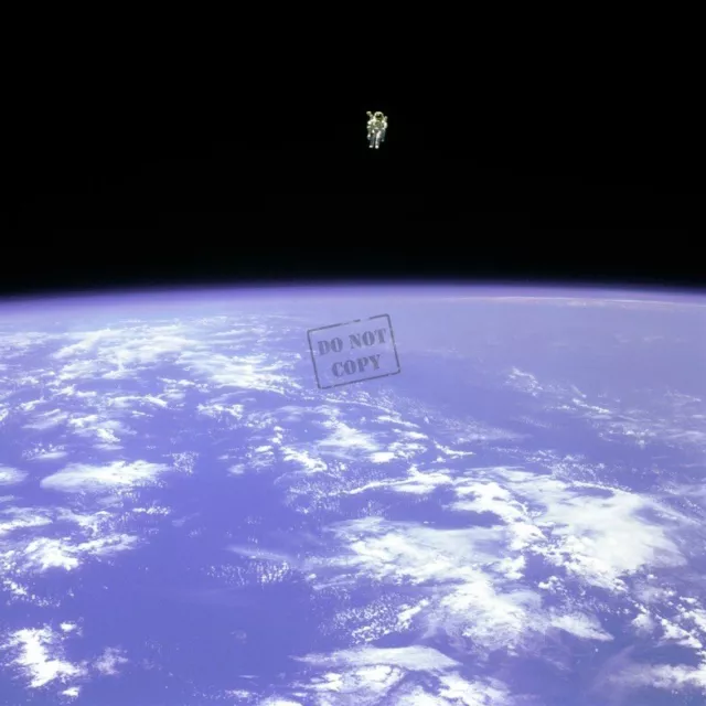 MS Bruce McCandless II STS-41B Challenger EVA Spacewalks 12X12 PHOTOGRAPH