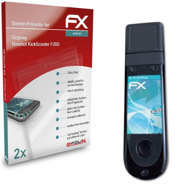 AtFoliX 2x Protecteur D'écran Pour Segway KickScooter ES2 - Clair & Flexible - Made In Germany
