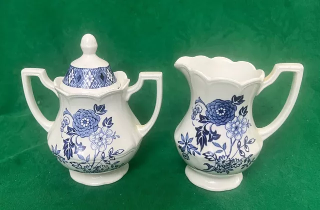 CATHAY j&g meakin CREAMER & SUGAR royal staffordshire