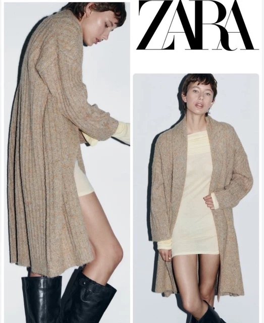 Long cardigan coat zara sale