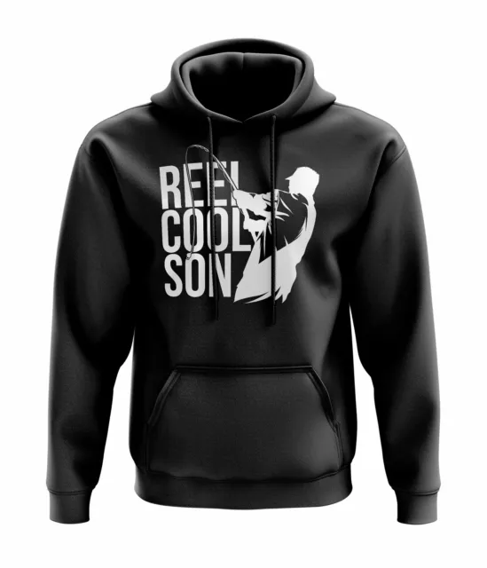 Jungen Rolle cooler Sohn Hoodie lustig Angeln Kinder Geschenkidee für den besten Fischer Geburtstag