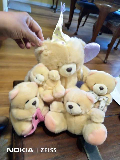 5x Hallmark FOREVER FRIENDS Bears SOFT TOY LOT Happy 21st BIRTHDAY Balloon "A"