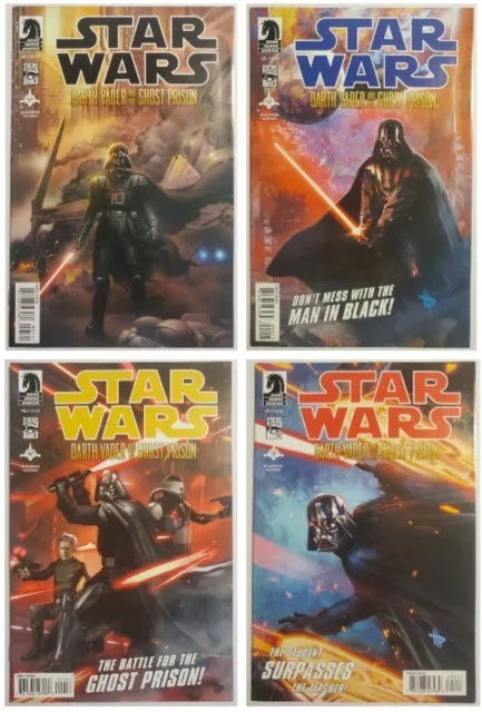 Star Wars Darth Vader And The Ghost Prison #1 Variant 2 4 5 Dark Horse Comic Lot
