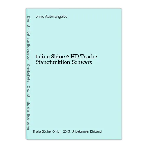 tolino Shine 2 HD Tasche Standfunktion Schwarz 596596-2