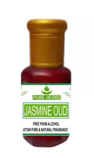 Pure Herbs Jasmin Oud Attar Pure et Naturel Parfum pour Unisexe