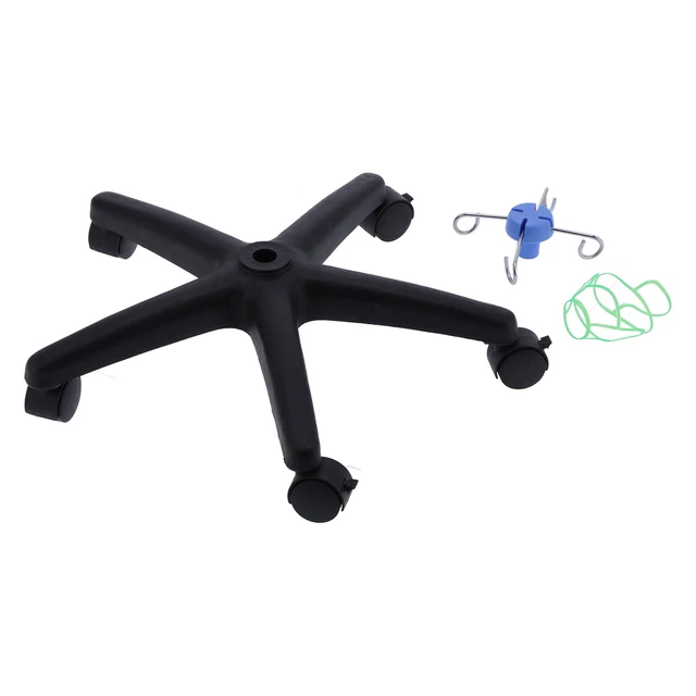 IV Bag Holder Base 5 Casters Simple Operation IV Pole Base Long Service Life