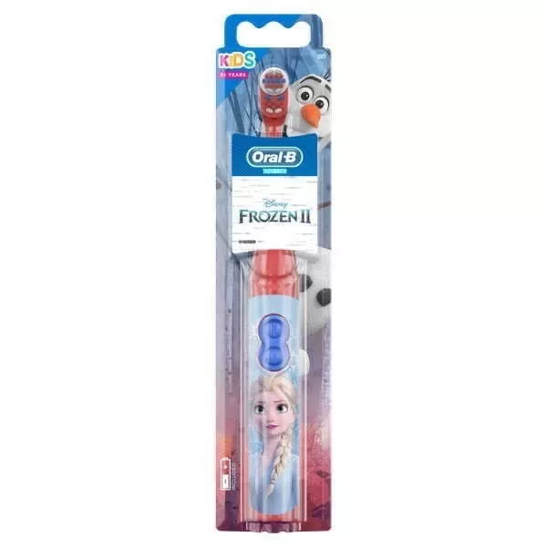 Oral-B Disney Frozen II Elsa Anna Electric Battery Toothbrush Kids Girl Children