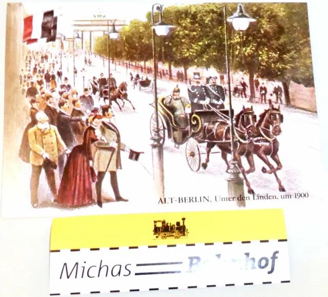 Parmi Les Linden 1900 Vieux Berlin Ancienne Carte Postale 50er Années 119 Å