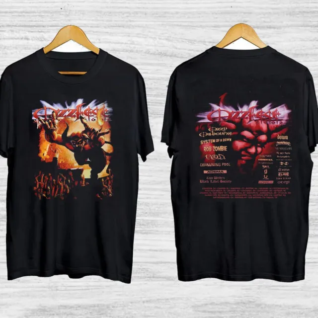 2002 Ozzy Osbourne Ozzfest Tour Shirt All Sizes