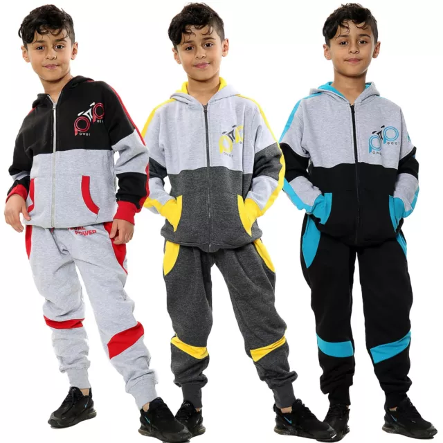 Tuta per bambini ragazze ragazzi HNL con cappuccio superiore inferiore allenamento abbigliamento sportivo tute da jogging 2