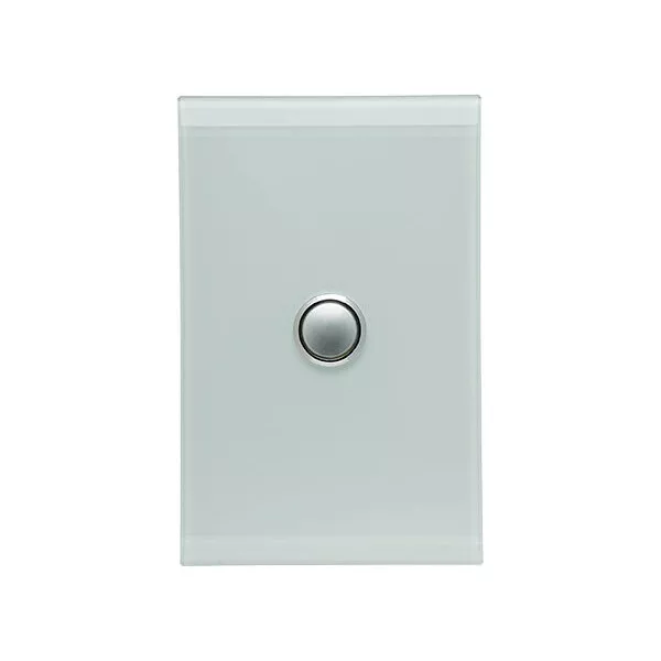 Clipsal Saturn 1 Gang Switch with LED Ocean Mist | 4061PBL-OM