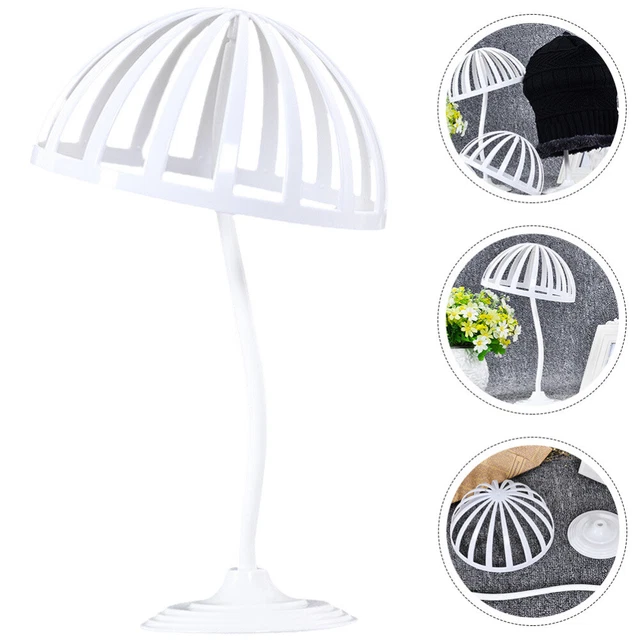 Vosarea Hutständer Aus Metall - Schmuckdisplay Für Hüte, Perücken & Accessoires (Schwarz, 17,5 Cm)