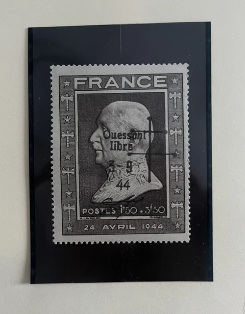 Libération - France Libération Montreuil Bellay N°15** Paire 40c Mercure Violet Surcharge Rf Tete Beche Rare 1304352293
