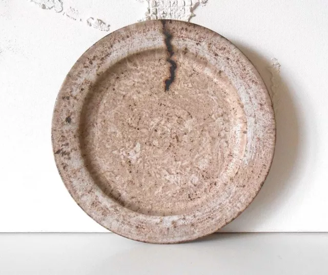 McCarty Pottery Nutmeg 7” Plate River Mark Art Pottery Clay Handmade Mississippi