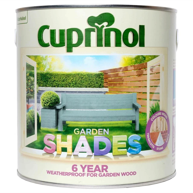 CUPRINOL GARDEN SHADES Paint Furniture Sheds Fences 125ml, 1L, 2.5L