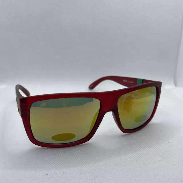 Pugs Sunglasses STYLE T2 Red Frames Yellow Lenses