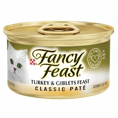 Paquete de 24 - FF 3 OZ comida para gatos pavo -42984