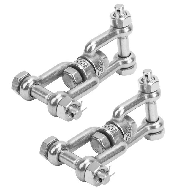 2 Stück Edelstahl--Drehbacke Elektrisches Zubehör Terminals 8 Mm✈
