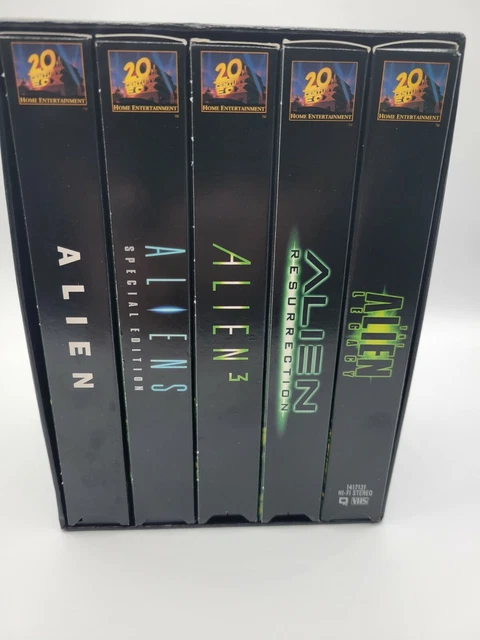 THE ALIEN LEGACY: 20th Anniversary (5 VHS Set, 1999, 20th Century Fox ...