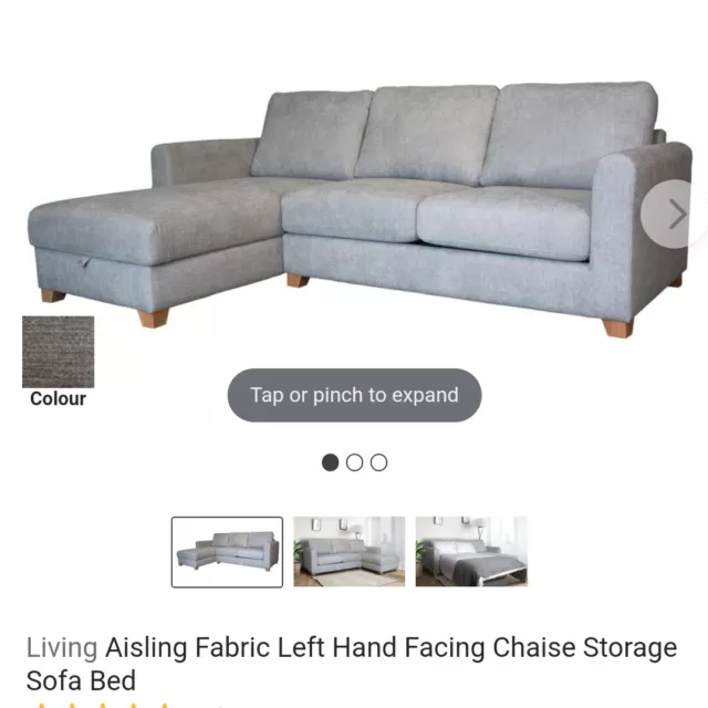 LEFT HAND CORNER Sofa bed with storage SCS 1 170.00 PicClick UK