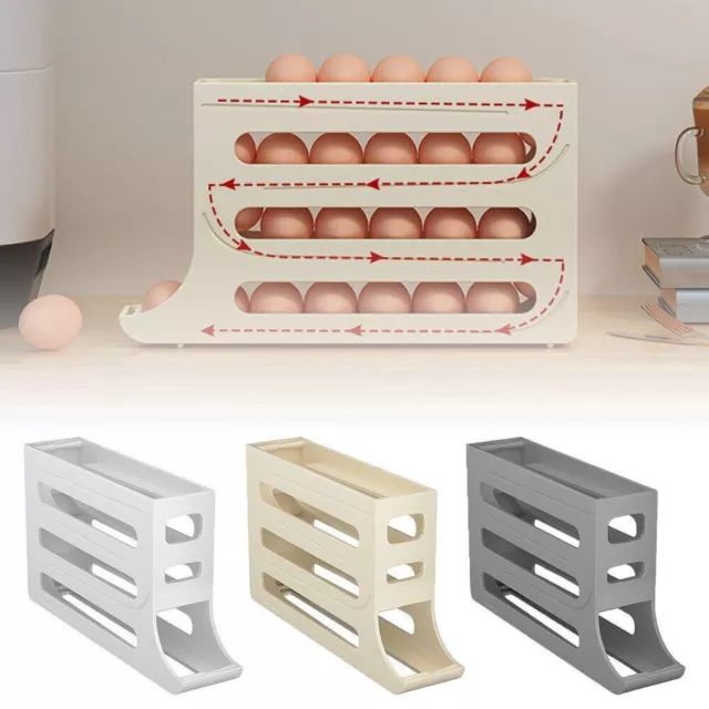 Slide Organizer Automatic Egg Roller Four Tier Egg Organiser Egg Dispenser