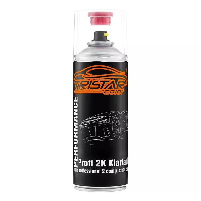 2K Spraydose Profi KLARLACK matt HS 400 ml Autolack Sprühdose