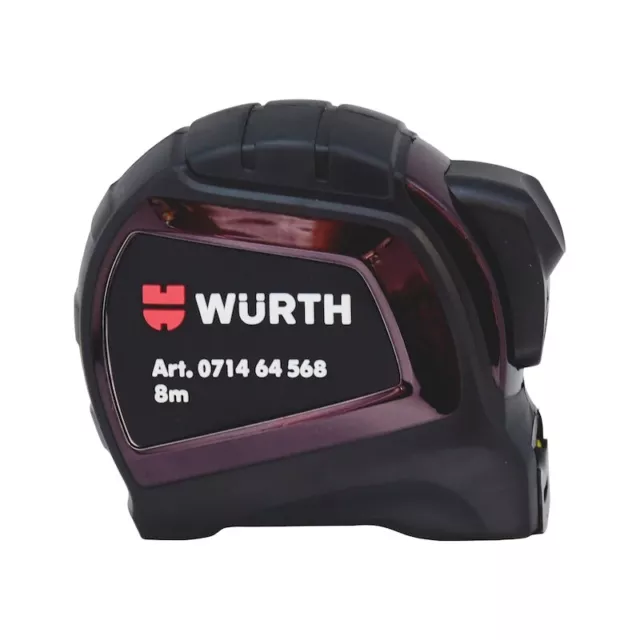 Metro a Nastro Flessometro Professionale 8 Metri - WÜRTH 071464 568