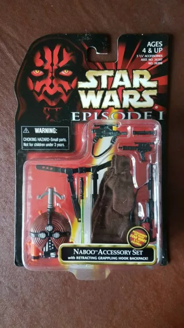 Star Wars Episode 1 Carded Accessory set - Naboo accessory set - BNIB